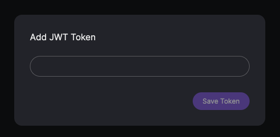 Frontend prompt for JWT Token